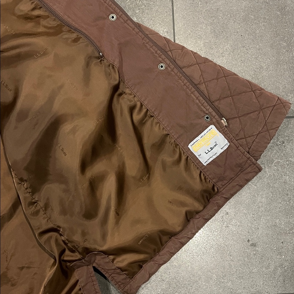 L.L Bean Vintage Quilted Bark Jacket - Picture 11 of 14